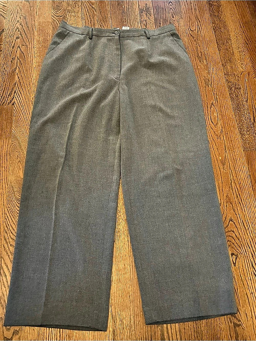 Madison Studio Wide Leg Pants in Gray Size 16